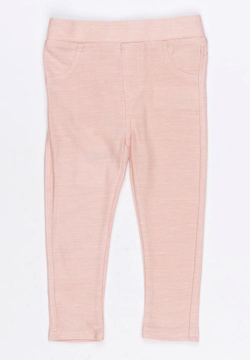 pale pink jeggings
