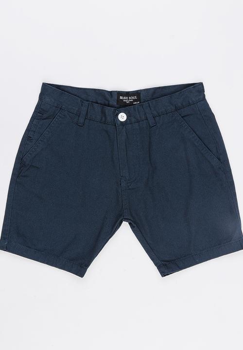 Brave Soul - Twill Short Navy
