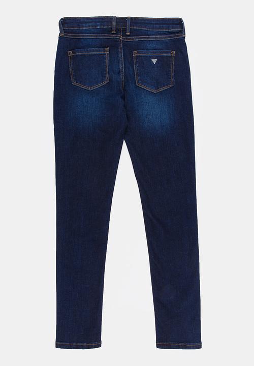 GUESS - Dark Wash Skinny Jeans Dark Blue
