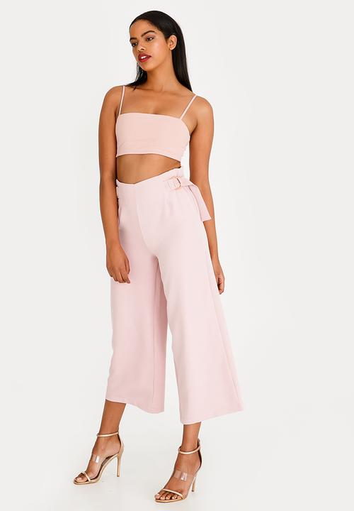 SISSY BOY - Boity Square Neck Crop Top Mid Pink