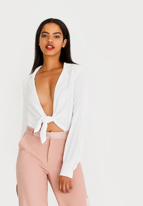 SISSY BOY - Boity Shirt Bodysuit Off White