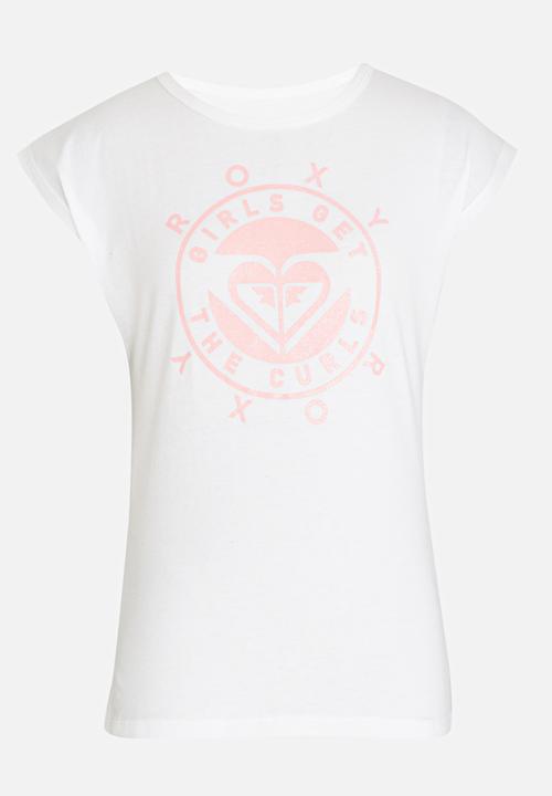 Roxy - Girls and Curls Tee 3 White