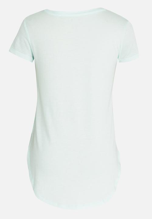GUESS - Dotted Heart Tee Aqua