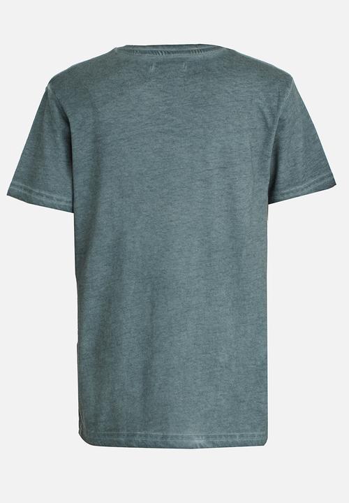 Brave Soul - Printed Tee Green