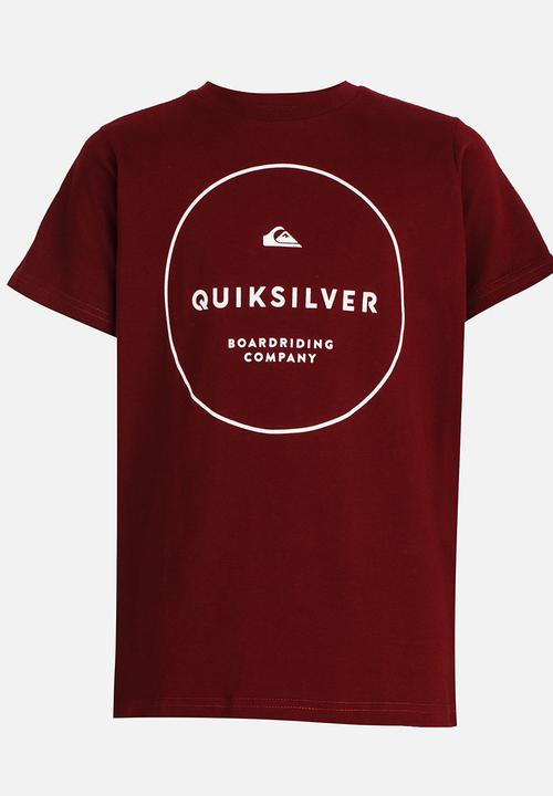 Quiksilver - Stabbed Again Boys 3 Tee Maroon