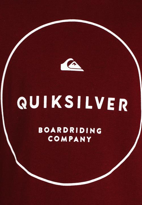 Quiksilver - Stabbed Again Boys 3 Tee Maroon