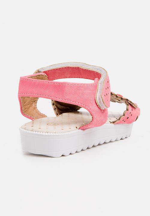 Pop Candy - Perforated detailed sandal - pink 