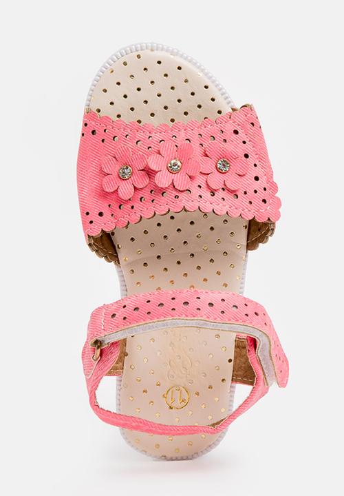 Pop Candy - Perforated detailed sandal - pink 