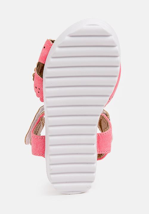 Pop Candy - Perforated detailed sandal - pink 