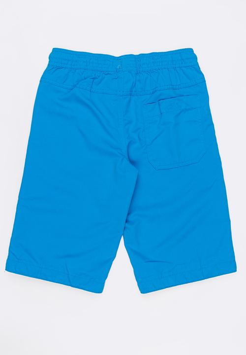 Pop Candy - Printed Swimming Shorts Mid Blue