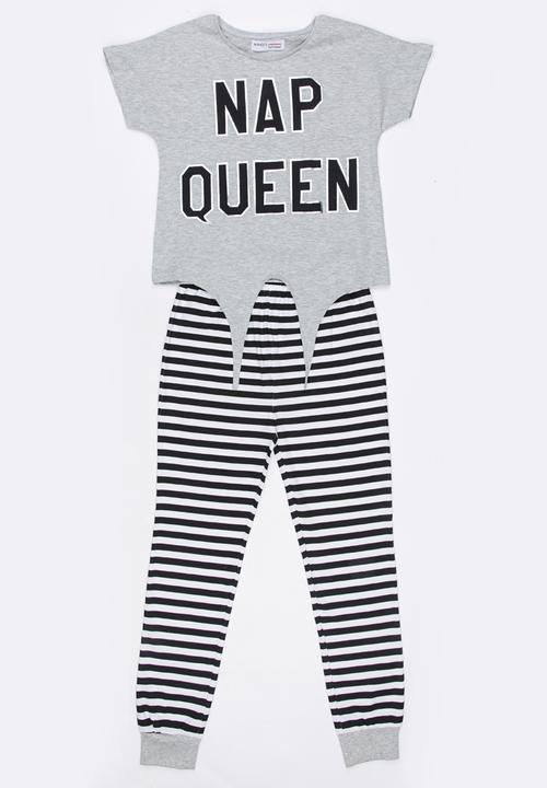 MINOTI - Puppy Printed PJ Set Grey
