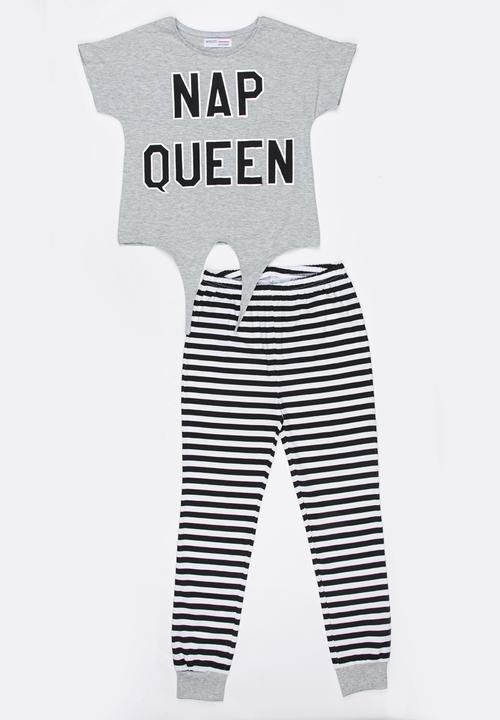 MINOTI - Puppy Printed PJ Set Grey