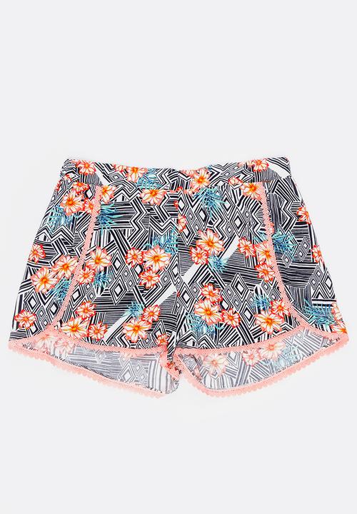 Pop Candy - Printed Shorts Multi-colour