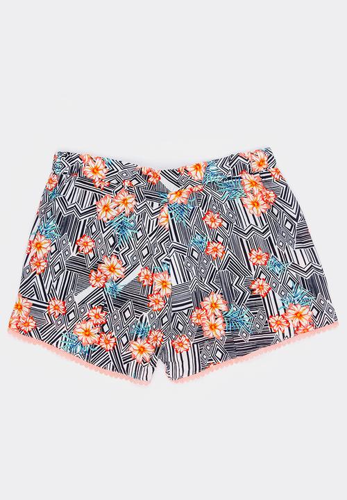 Pop Candy - Printed Shorts Multi-colour