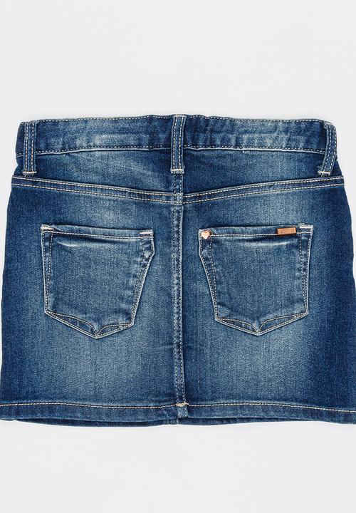 Pop Candy - Denim Skirt Blue