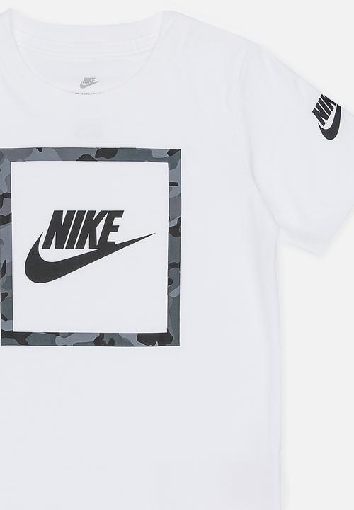 Nike - Nike Futura Camo Knit Tee White