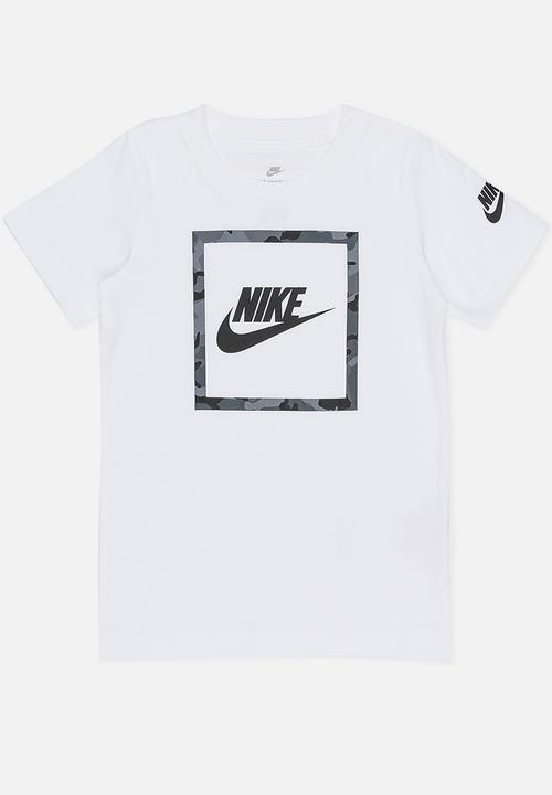 Nike - Nike Futura Camo Knit Tee White