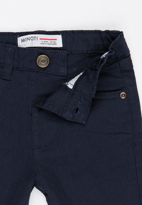MINOTI - Basic Slub Twill Jean Shorts Navy