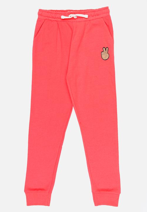 MINOTI - Basic Fleece Joggers Coral