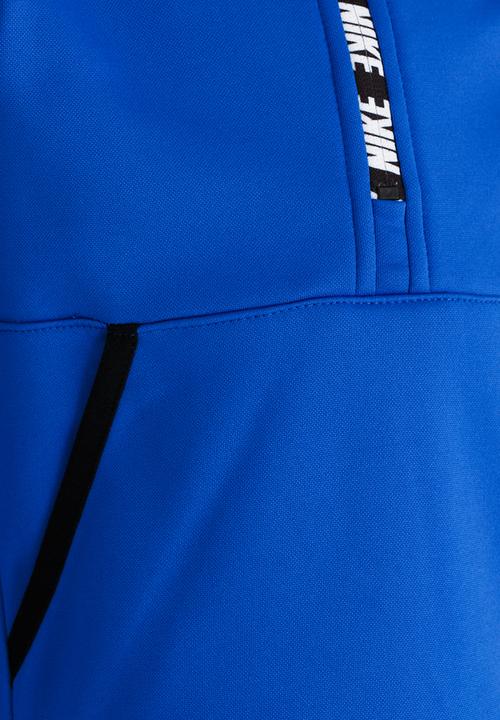 Nike - Nike Therma Half Zip Hoodie Blue