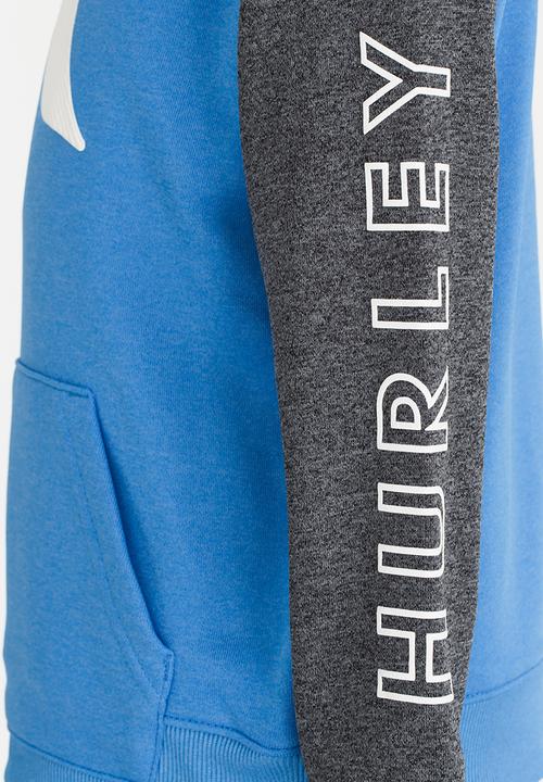 Hurley - Hurley Dri-Fit Solar Zip Front Hoodie Blue