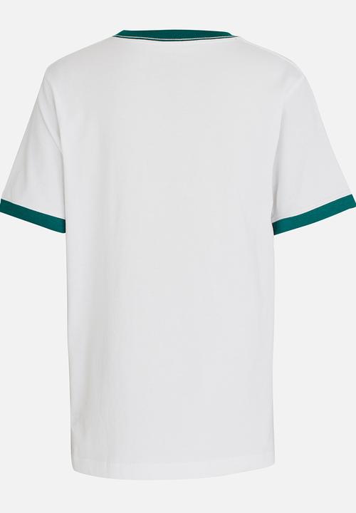 Converse - Converse Vintage Logo Ringer Tee White