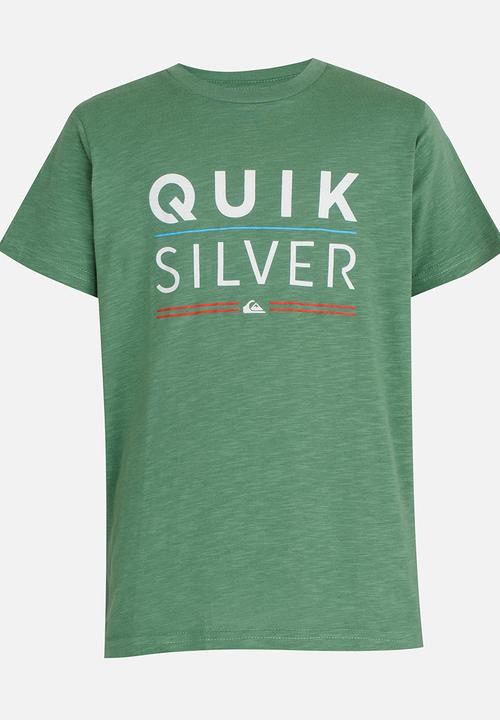 Quiksilver - Fulled Stacked Boys 3 Tee Dark Green
