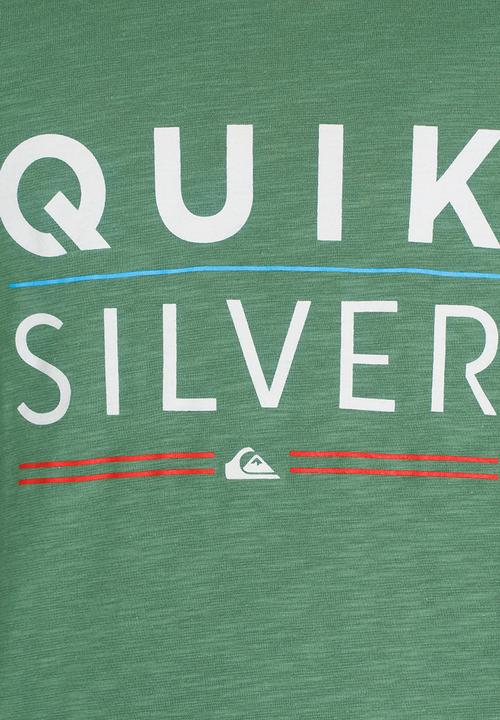 Quiksilver - Fulled Stacked Boys 3 Tee Dark Green