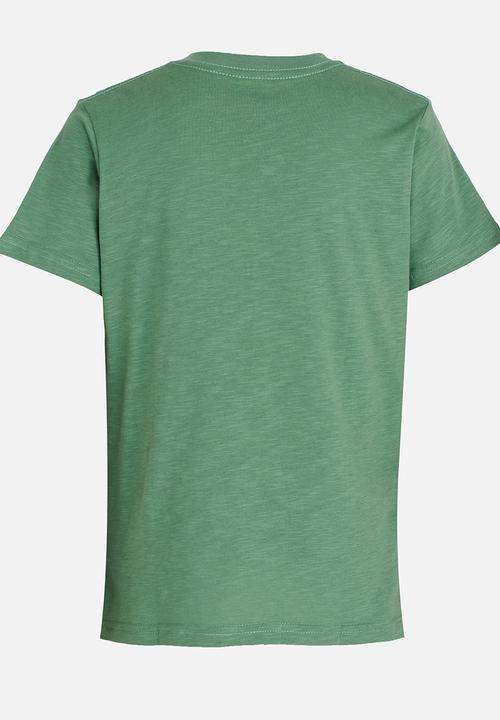 Quiksilver - Fulled Stacked Boys 3 Tee Dark Green