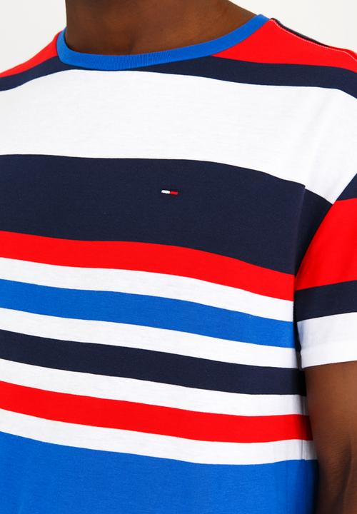 Tommy Hilfiger - Multi Stripe Tee Multi-colour