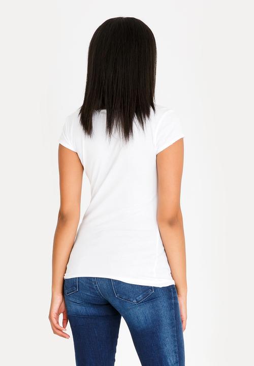 GUESS - Guess Bling Logo Tee White