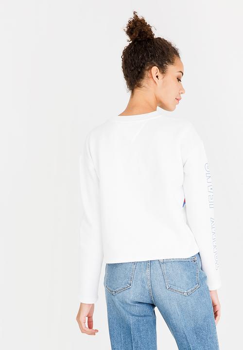 Tommy Hilfiger - Racing Logo Sweatshirt White
