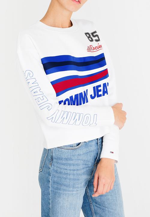 Tommy Hilfiger - Racing Logo Sweatshirt White