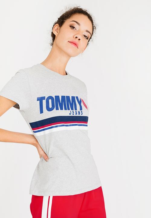 Tommy Hilfiger - Foil Logo Tee Grey
