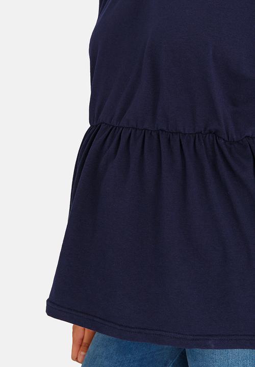 edit Maternity - Empire-line tee - navy