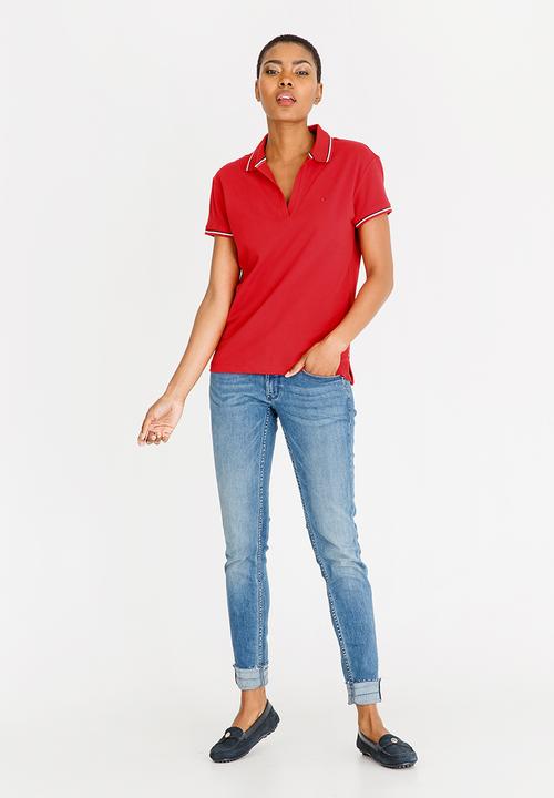 Tommy Hilfiger - Modern Fit Polo Red