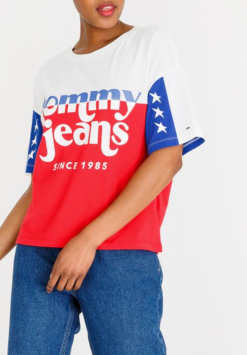 Tommy Hilfiger - Colour Block Tee White