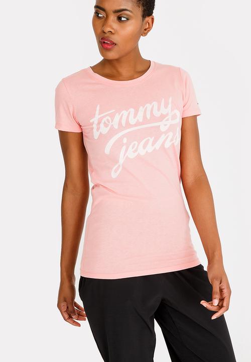 Tommy Hilfiger - Basic Short Sleeve Tee Pale Pink