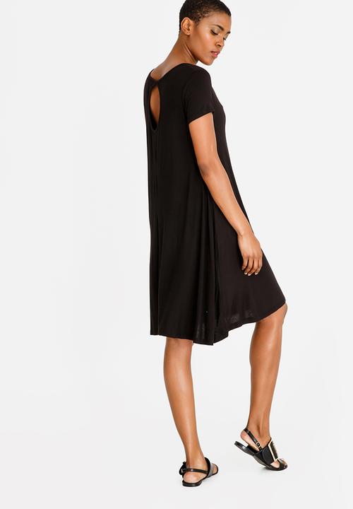 Brave Soul - Easy Stretch Swing Dress Black