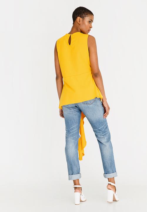 STYLE REPUBLIC - Asymmetrical Blouse Yellow