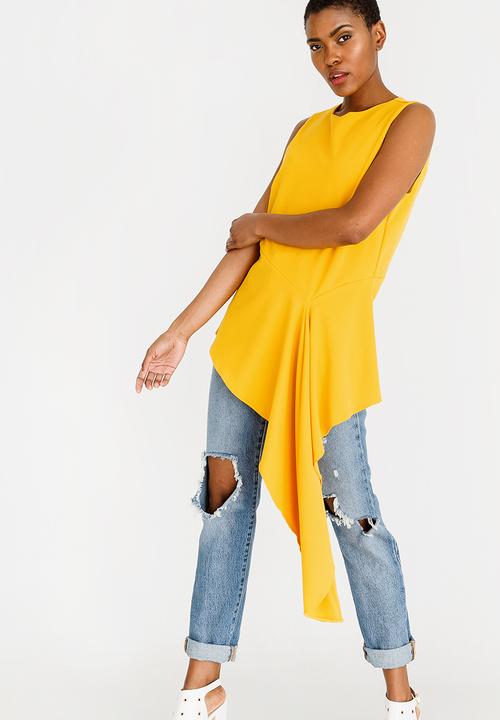 STYLE REPUBLIC - Asymmetrical Blouse Yellow