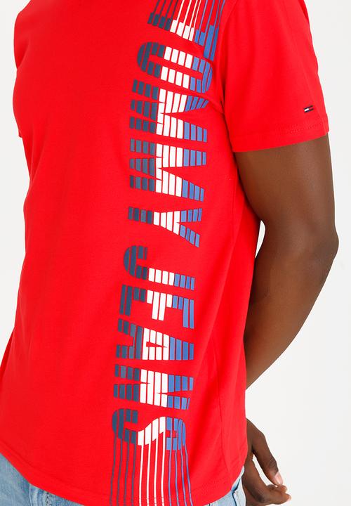 Tommy Hilfiger - Vertical Tee Red