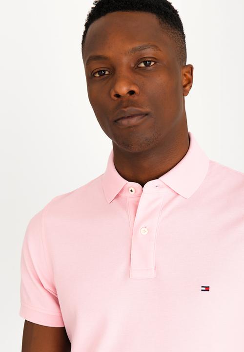 Tommy Hilfiger - Slim Fit Polo Golfer Pale Pink