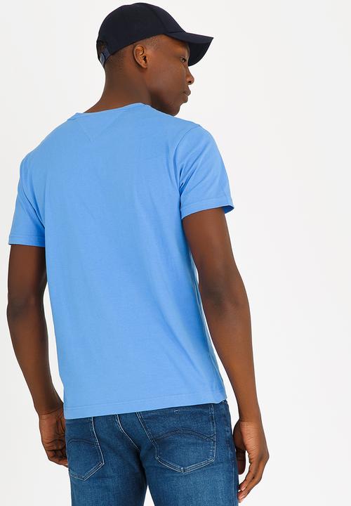 Tommy Hilfiger - Multi Layered Logo Graphic Tee Blue