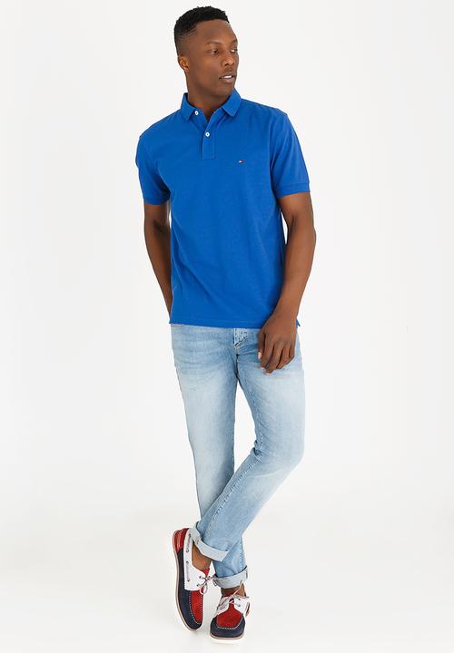 Tommy Hilfiger - Regular Polo Golfer Blue