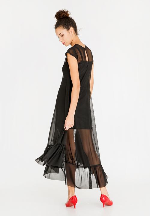 STYLE REPUBLIC - Oversized Volume Dress Black