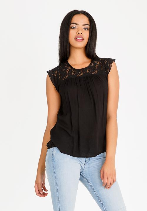 ONLY - Karmen Blouse Black