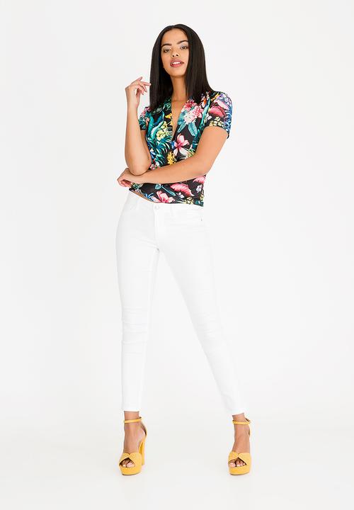 SISSY BOY - Crazy Times Printed Wrap Top Multi-colour