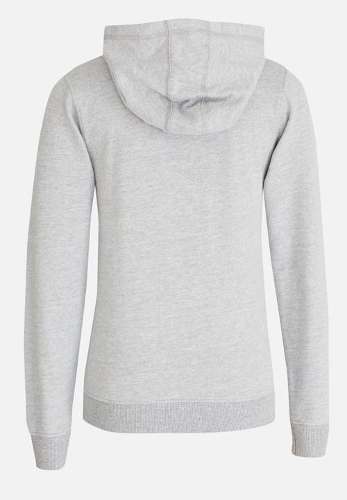 MINOTI - Basic Fleece Zip Thru Hoodie Grey
