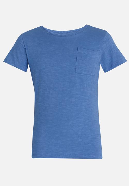 MINOTI - Basic Slub Tee Blue